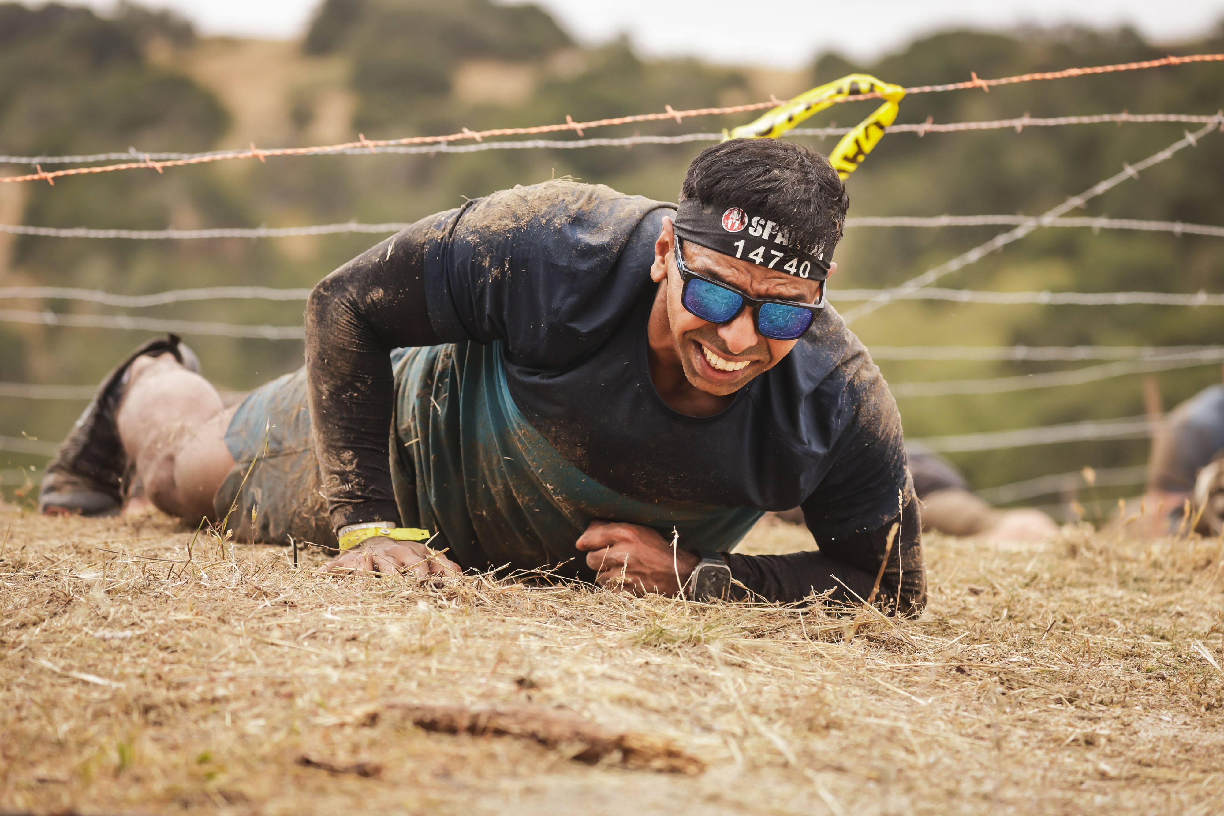 Spartan Super — Barbed Wire Crawl