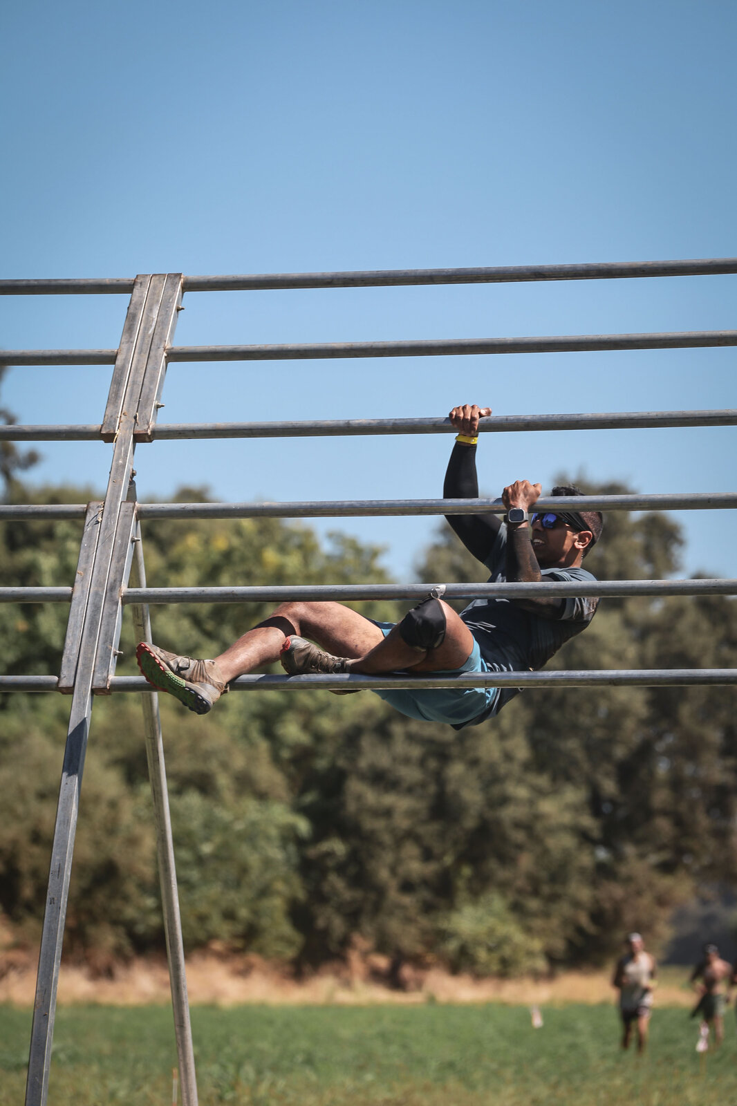 NorCal Spartan Super August 2026 — climbing the metal bars