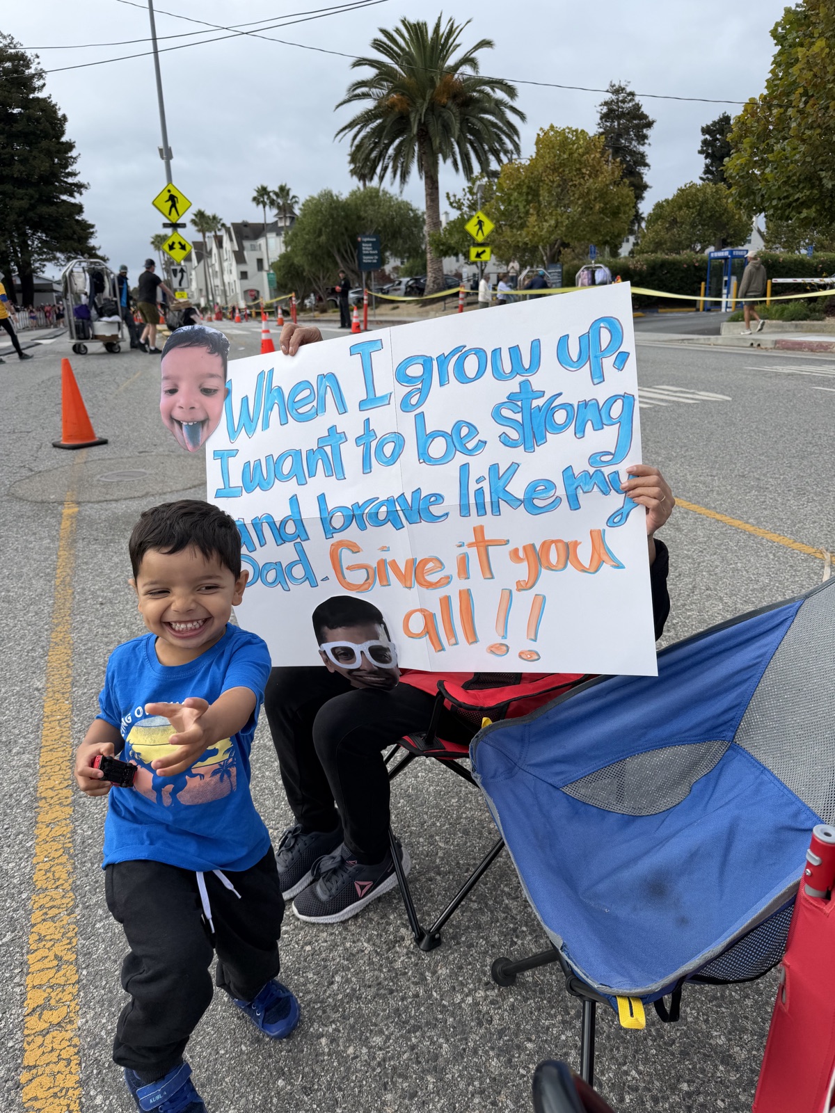 Family cheering at the September 2026 Santa Cruz Triathlon